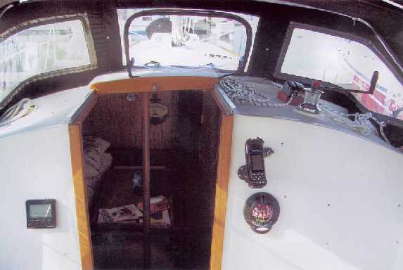 Scarlet Runner Companionway