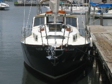 Bow view in water