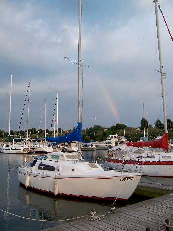Yorkshire Rose and rainbow