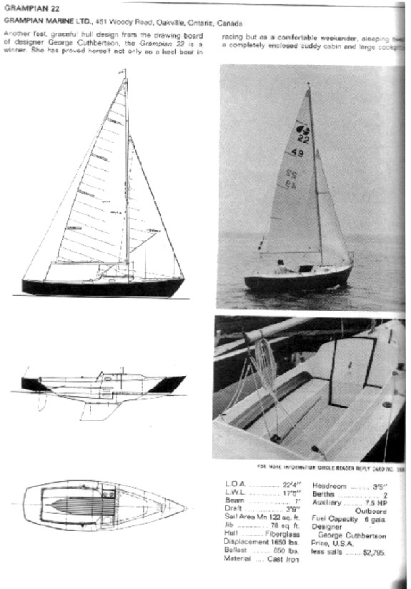 Grampian Classic 22 sales brochure, page 1