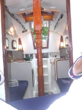 Mary Eileen interior facing aft